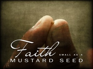 Faith the size of a mustard seed