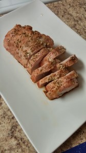 Roasted pork with fennel