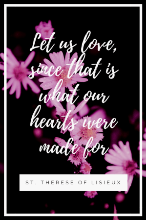 Let us love